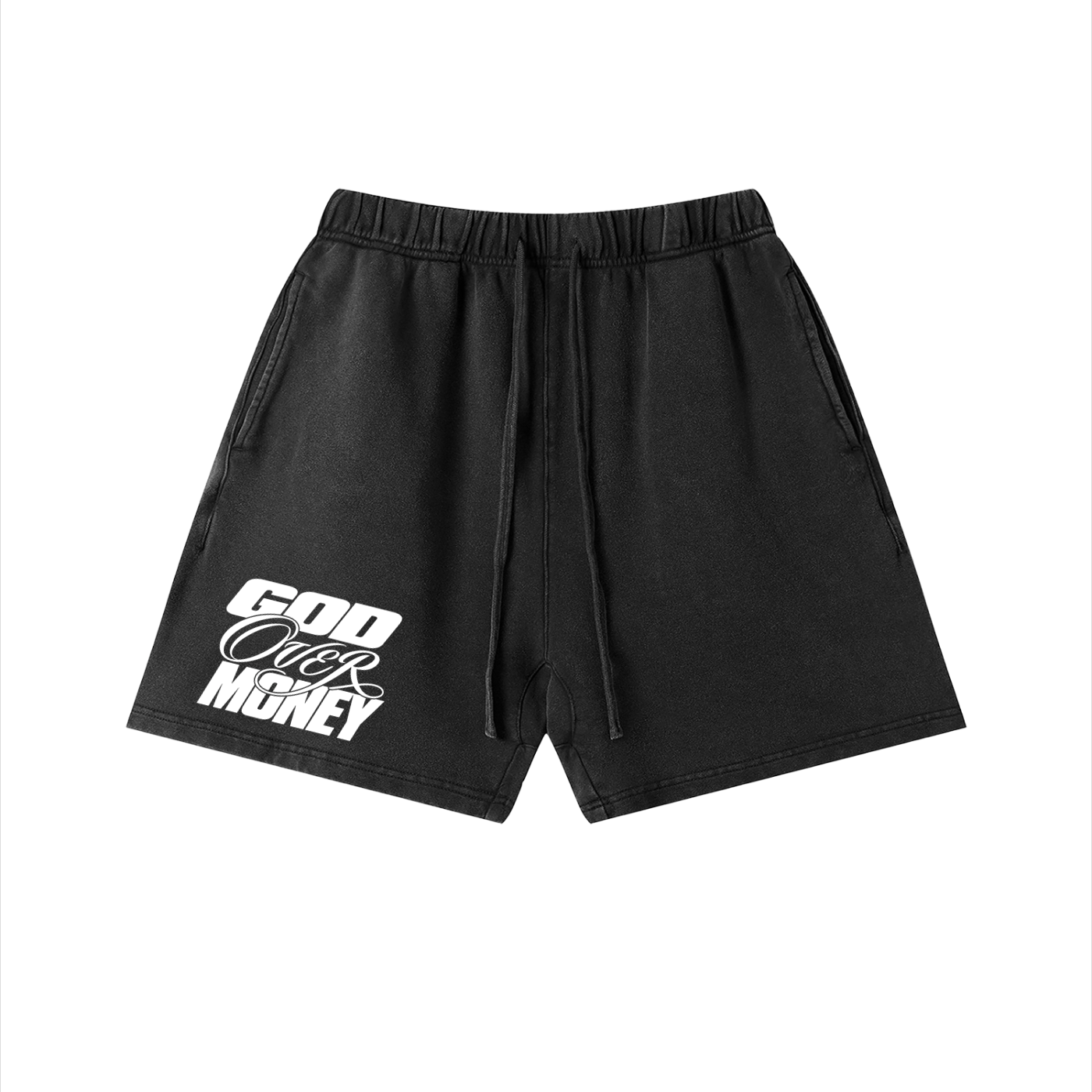 GOD OVER MONEY SHORTS