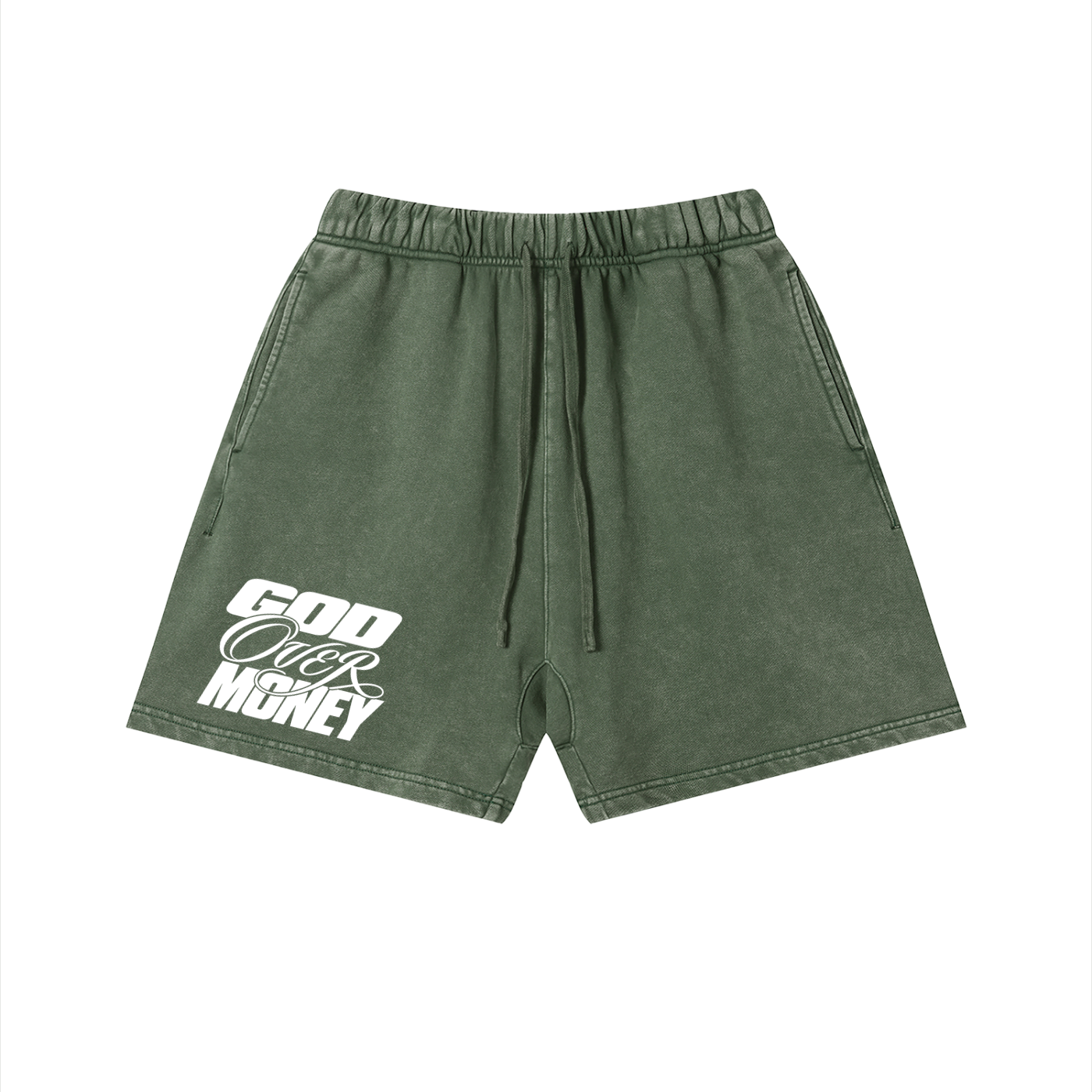 GOD OVER MONEY SHORTS
