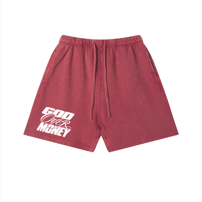 GOD OVER MONEY SHORTS